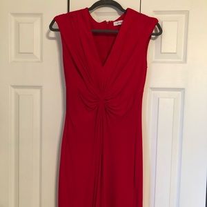 CALVIN KLEIN RED DRESS SIZE 4